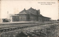 Cotton Belt Depot Stuttgart, AR Postcard Postcard Postcard