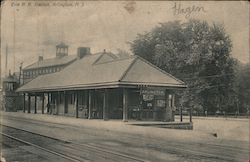 Erie Railroad Station Postcard