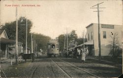 Plank Street Huntertown, IN Postcard Postcard Postcard