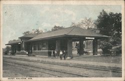 Union Pacific Railroad Depot Malvern, AR Childers Postcard Postcard Postcard