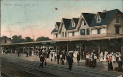 Railway Station Postcard