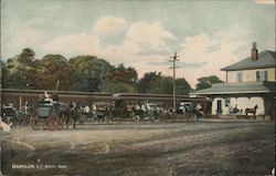 Babylon Depot, Long Island Postcard