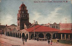 Santa Fe Mission Depot Postcard