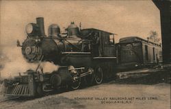 Locomotive, Schoharie Valley Railroad - 407 Miles Long New York Postcard Postcard Postcard