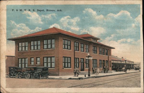 Y. & M.V. R.R. Depot Helena Arkansas