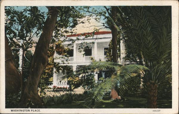 Washington Place, Governor's Mansion - Former Home of Queen Lili'uokalani Honolulu Hawaii