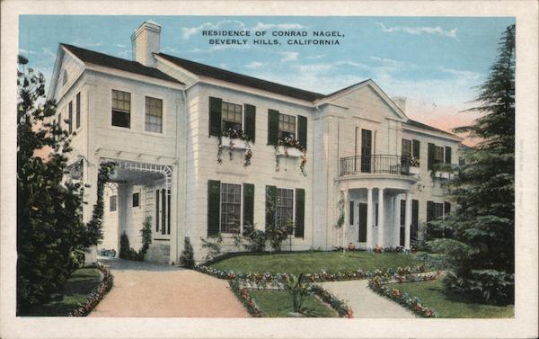 Residence of Conrad Nagel Beverly Hills California