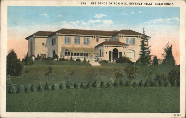 Residence of Tom Mix Beverly Hills California
