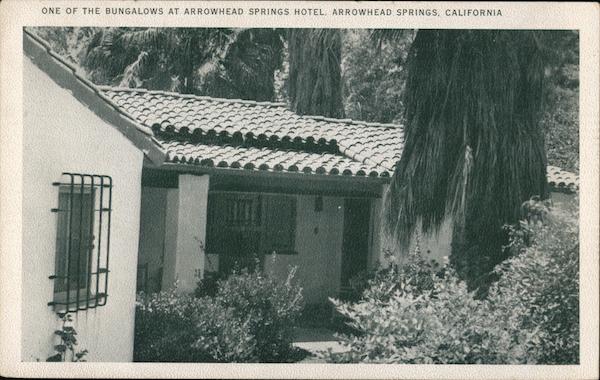 One of the Bungalows at Arrowhead Springs Hotel California