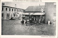 Flood Scene Postcard