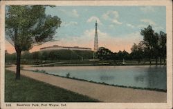 Reservoir Park Fort Wayne, IN Postcard Postcard Postcard