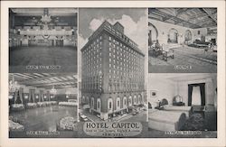 Views in Hotel Capitol Postcard