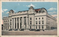 Chicago and Northwestern Depot Postcard