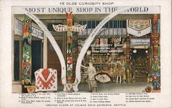 Ye Olde Curiosity Shop, Ground Floor at Colman Dock Entrance Postcard