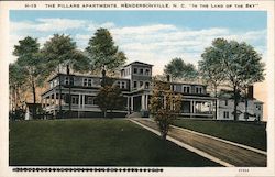 The Pillars of Apartments "In the Land of the Sky" Hendersonville, NC Postcard Postcard Postcard