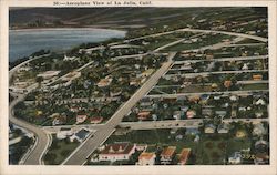 Aeroplane View of La Jolla Postcard
