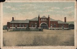 D. & H. Station Postcard