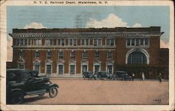New York Central Railroad Depot Postcard