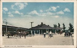 Railway Station Postcard