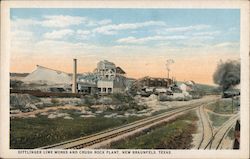 Dittlinger Lime Works and Crush Rock Plant Postcard
