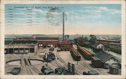 Cottonbelt Railroad Shops Postcard