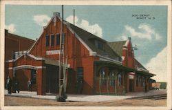 SOO Depot Minot, ND Postcard Postcard Postcard