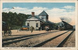 West Shore R.R. Depot Postcard