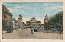 Terminal Station and Subway Birmingham, AL Postcard Postcard 