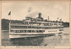 Steamer "Peter Stuyvesant" Of The Hudson River Day Line Postcard