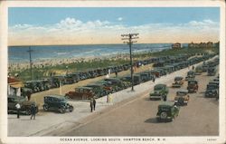 Ocean Avenue, Looking South Postcard