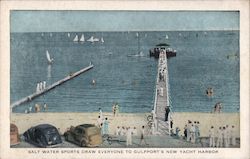 Bert Jones Yacht Basin Postcard