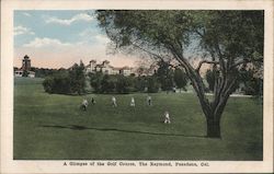 A Glimpse of the Golf Course, The Raymond Postcard