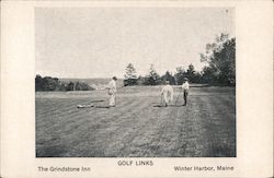 Golf Links - The Grindstone Inn Winter Harbor, ME Postcard Postcard Postcard