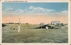 Golf Links Kennebunk Beach, ME Postcard Postcard Postcard