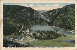 The Balsams Resort Mt. Abenaki on Lake Gloriette at Dixville Notch, New Hampshire USA Postcard