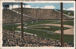 Braves Field Postcard