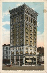 American Loan & Savings Association Building Dayton, OH Postcard Postcard Postcard