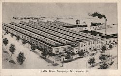 Kable Brothers Printing Company Mount Morris, IL Postcard Postcard 