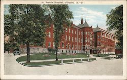 St. Francis Hospital Freeport, IL Postcard Postcard Postcard