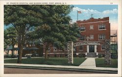 St. Francis Hospital and Nurses Home Port Jervis, NY Postcard Postcard Postcard