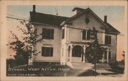 School House Postcard
