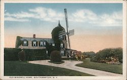 Old Windmill Home Southampton, NY Postcard Postcard Postcard