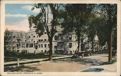 Weldon Hotel Greenfield, MA Postcard Postcard Postcard