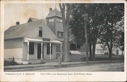 Post Office and Memorial Hall Postcard