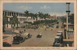 King Street - British West Indies Postcard