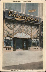 Christopher's Main Store - 741 South Broadway Postcard