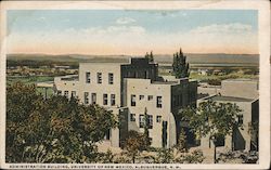 Administration Building, University of New Mexico Postcard