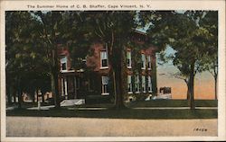 Summer Home of C.B. Shaffer Cape Vincent, NY Postcard Postcard Postcard