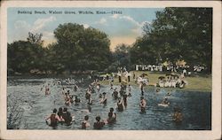 Bathing Beach, Walnut Grove Postcard