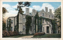 Oakland Mansion Gardiner, ME Postcard Postcard Postcard